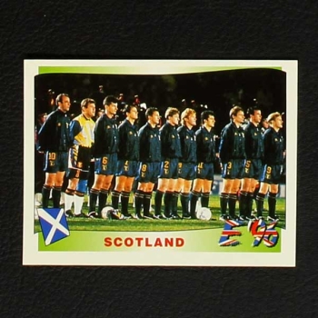 Euro 96 Nr. 096 Panini Sticker Mannschaft Scotland