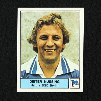 Dieter Nüssing Panini Sticker Nr. 17 - Fußball 79