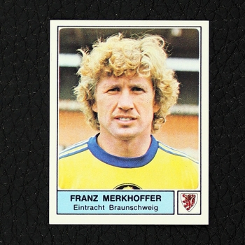 Franz Merkhoffer Panini Sticker Nr. 60 - Fußball 79