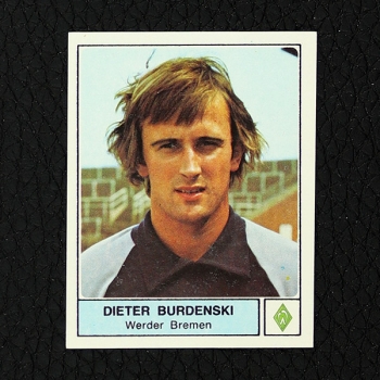 Dieter Burdenski Panini Sticker Nr. 72 - Fußball 79