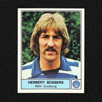 Herbert Büssers Panini Sticker Nr. 142 - Fußball 79