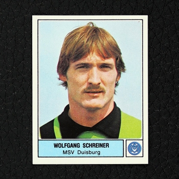 Wolfgang Schreiner Panini Sticker Nr. 150 - Fußball 79