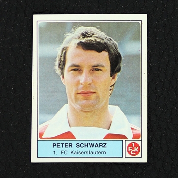 Peter Schwarz Panini Sticker No. 205 - Fußball 79