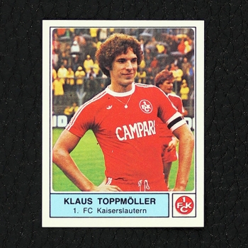 Klaus Toppmöller Panini Sticker No. 212 - Fußball 79