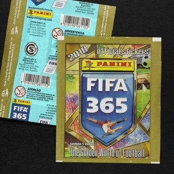 FIFA 365 2018 Panini Sticker Tüte brasilianische Variante