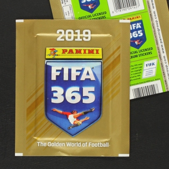 FIFA 365 2019 Panini Sticker Tüte Europa Variante grün