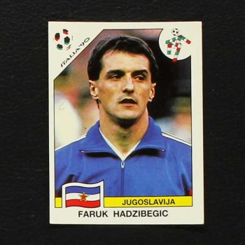 Italia 90 Nr. 274 Panini Sticker Faruk Hadzibegic