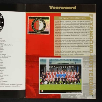 Feyernoord 2008 Panini Sticker Album komplett