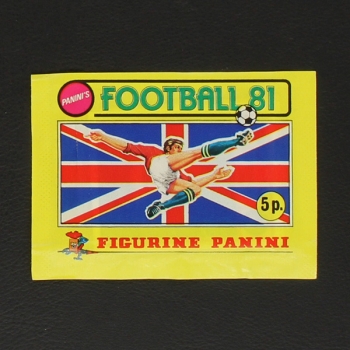 Football 81 England Panini Sticker Tüte