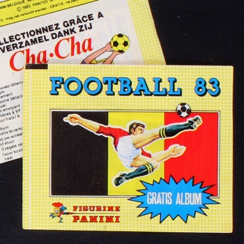 Football 83 Panini Belgien Sticker Tüte