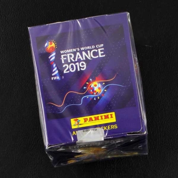 France 2019 Panini Box mit 50 Sticker Tüten