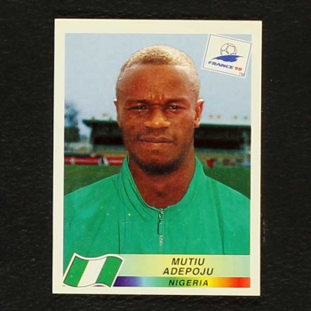 France 98 Nr. 255 Panini Sticker Adepoju