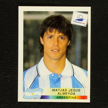 France 98 Nr. 506 Panini Sticker Almeyda