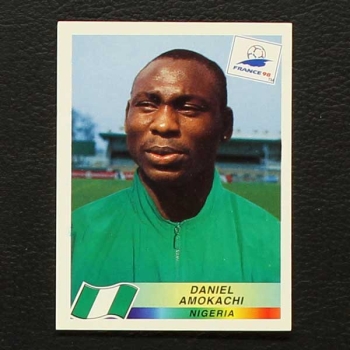 France 98 Nr. 259 Panini Sticker Amokachi