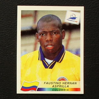 France 98 Nr. 460 Panini Sticker Asprilla