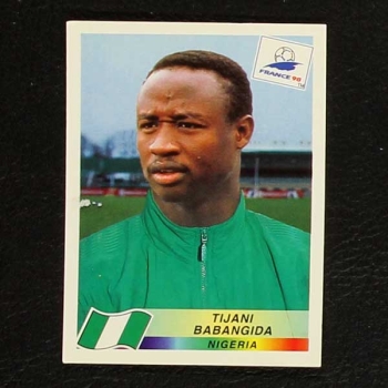 France 98 Nr. 257 Panini Sticker Babangida