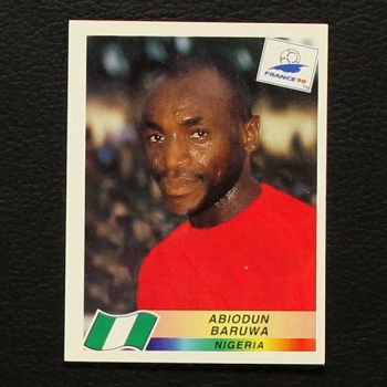 France 98 Nr. 247 Panini Sticker Abiodun Baruwa