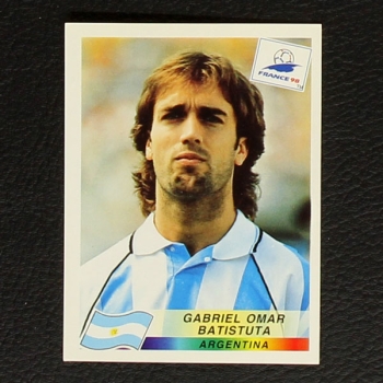 France 98 Nr. 514 Panini Sticker Batistuta