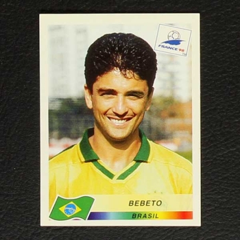 France 98 Nr. 030 Panini Sticker Bebeto