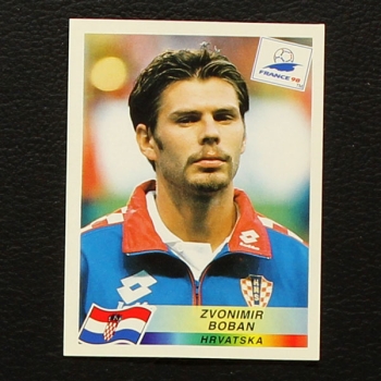 France 98 Nr. 545 Panini Sticker Zvonimir Boban