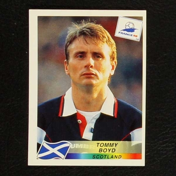 France 98 Nr. 035 Panini Sticker Tommy Boyd