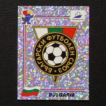 France 98 Nr. 282 Panini Sticker Bulgaria Wappen