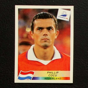 France 98 Nr. 309 Panini Sticker Phillip Cocu