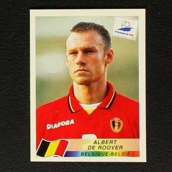 France 98 Nr. 323 Panini Sticker De Roover