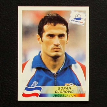 France 98 No. 393 Panini sticker Goran Djorovic