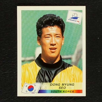 France 98 Nr. 352 Panini Sticker Dong Myung Seo