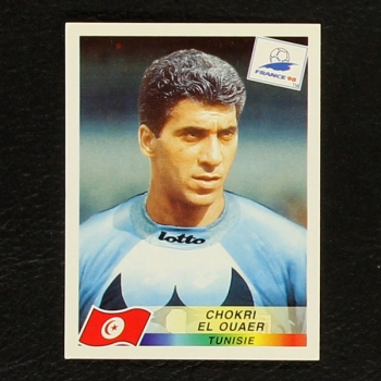 France 98 Nr. 482 Panini Sticker El Ouaer