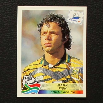 France 98 Nr. 180 Panini Sticker Mark Fish