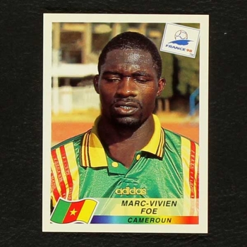 France 98 Nr. 129 Panini Sticker Marc-Vivien Foe