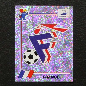 France 98 Nr. 157 Panini Sticker France Wappen