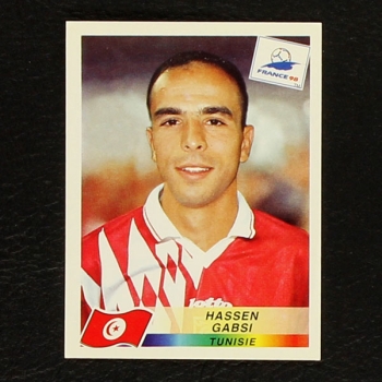 France 98 Nr. 494 Panini Sticker Gabsi