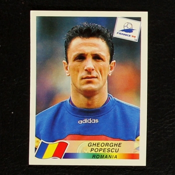 France 98 No. 435 Panini sticker Gheorghe Popescu