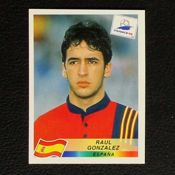 France 98 Nr. 243 Panini Sticker Raul Gonzalez