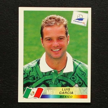 France 98 Nr. 368 Panini Sticker Luis Gracia