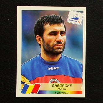 France 98 Nr. 439 Panini Sticker Gheorghe Hagi