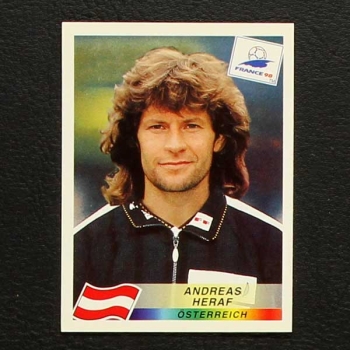 France 98 Nr. 146 Panini Sticker Andreas Heraf