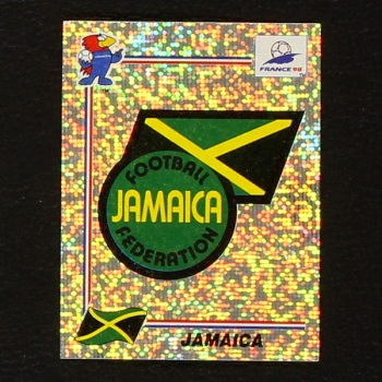France 98 Nr. 552 Panini Sticker Jamaica Wappen