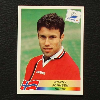 France 98 Nr. 072 Panini Sticker Ronny Johnsen