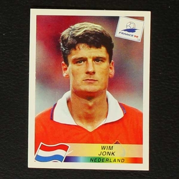 France 98 Nr. 310 Panini Sticker Wim Jonk