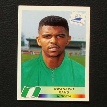 France 98 Nr. 258 Panini Sticker Kanu