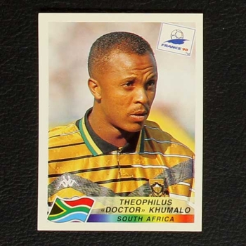 France 98 Nr. 187 Panini Sticker Khumalo