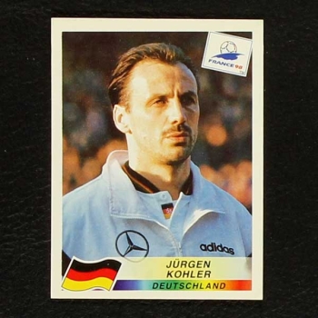 France 98 Nr. 376 Panini Sticker Jürgen Kohler