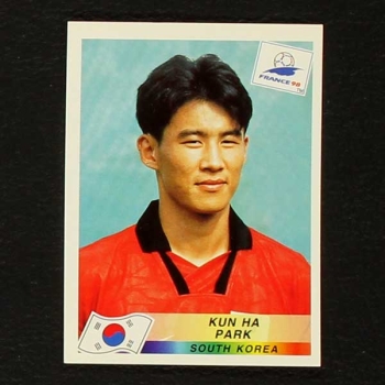 France 98 No. 350 Panini sticker Kun Ha Park