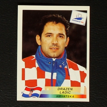 France 98 Nr. 536 Panini Sticker Drazen Ladic