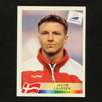 France 98 Nr. 213 Panini Sticker Jacob Laursen