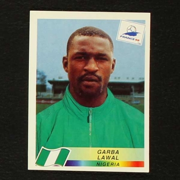 France 98 Nr. 254 Panini Sticker Garba Lawal